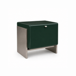Load image into Gallery viewer, The Cheryl Bedside Table in Lacquer and Steel
