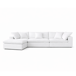 Load image into Gallery viewer, The Avis Feather Cloud L-Shaped Sofa