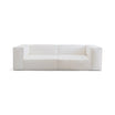 The Damien Modular Couch with a sleek white design on a plain background, perfect for modern homes.