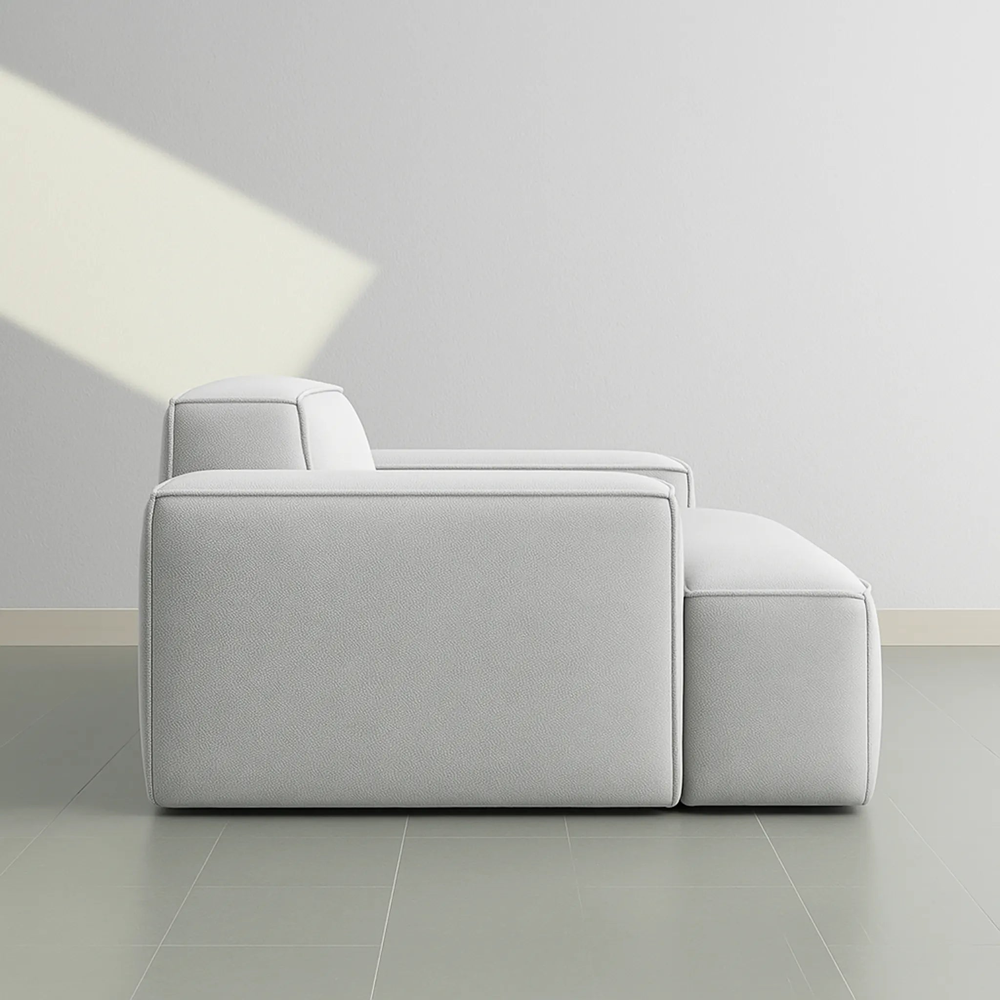 Damien 1.5 Seater Sofa ideal for small apartments with minimalist aesthetic