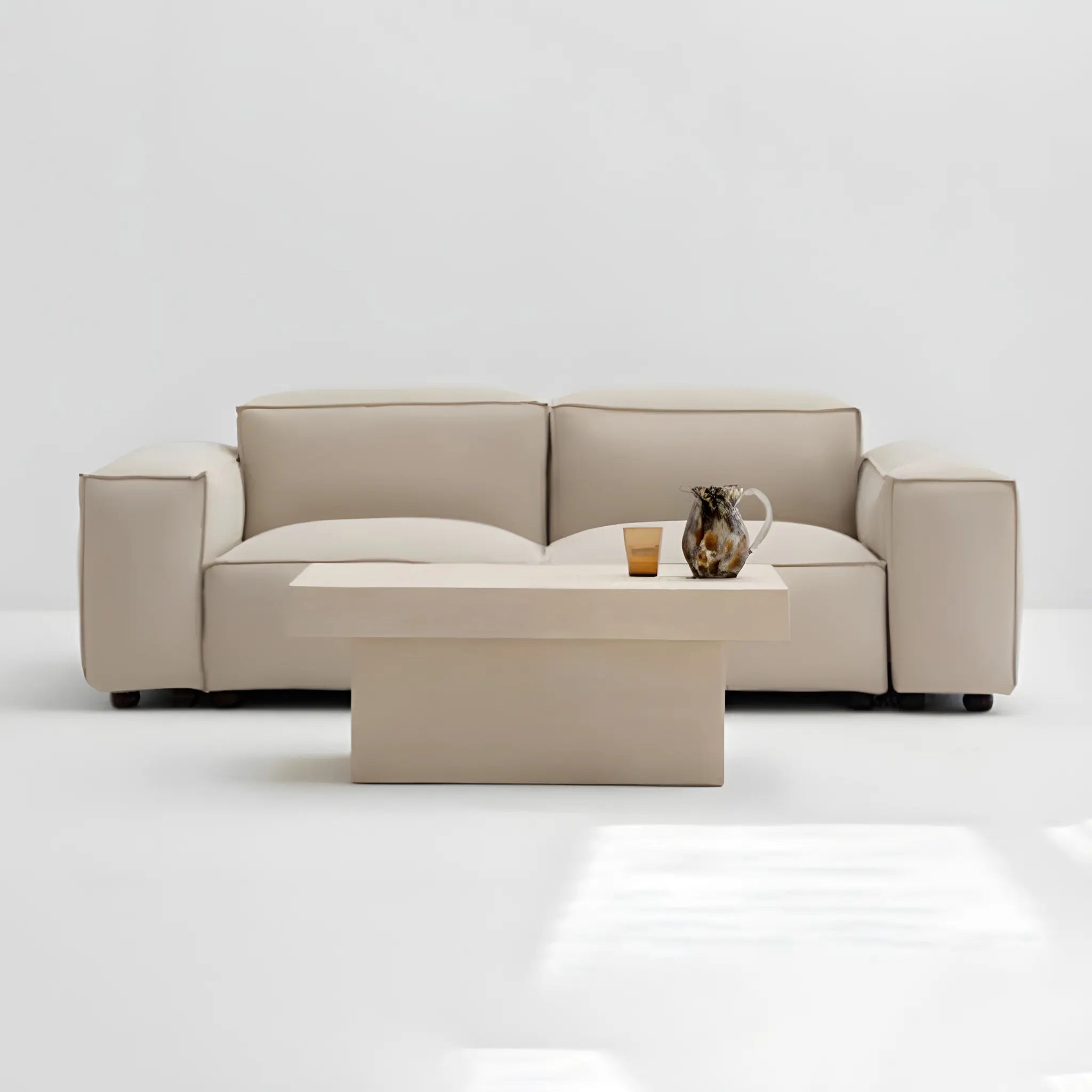 Luxurious outdoor sectional couch placed in a spacious garden, perfect for family lounging.