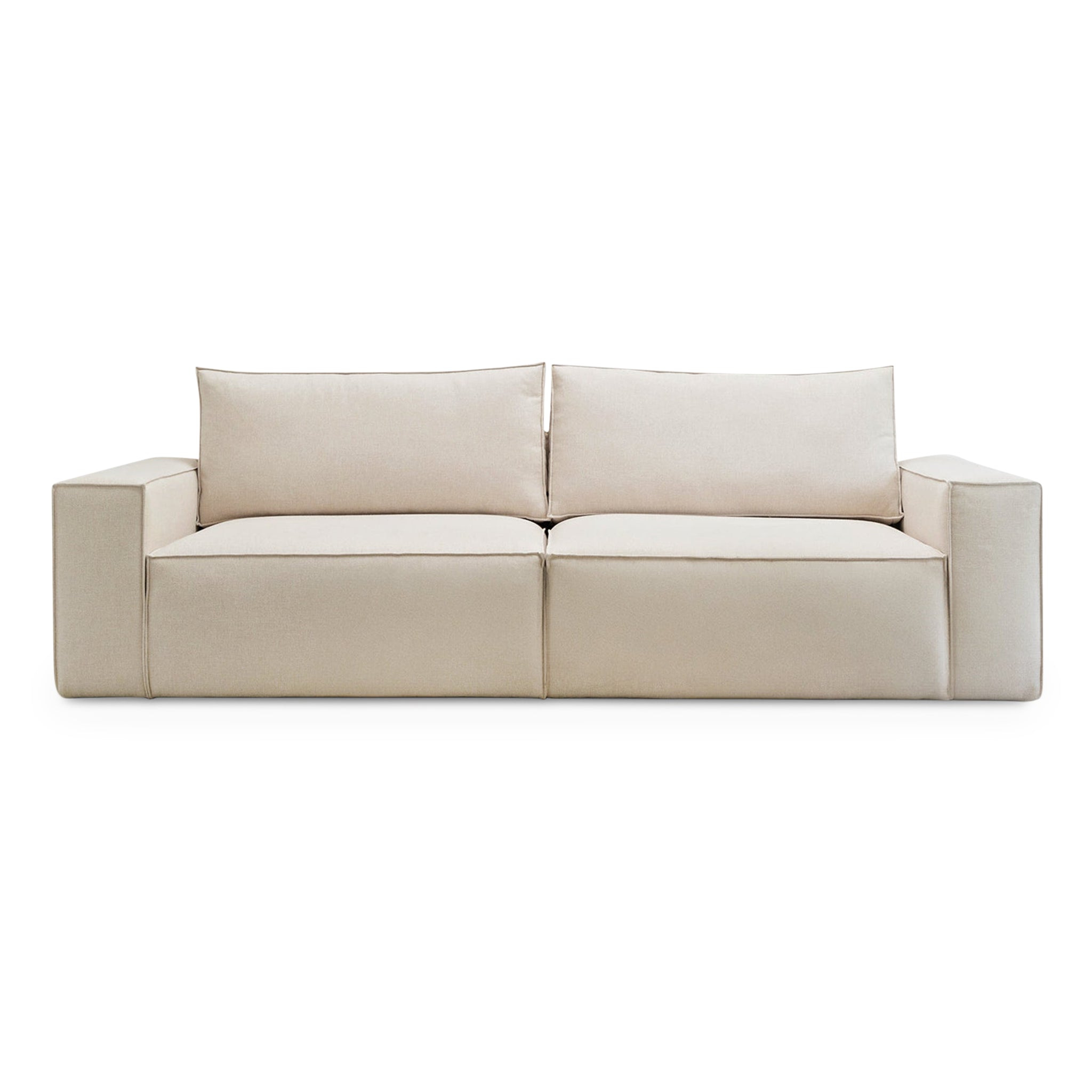 The Gavin Sofa with a sleek modern design on a white background, ideal for contemporary homes.