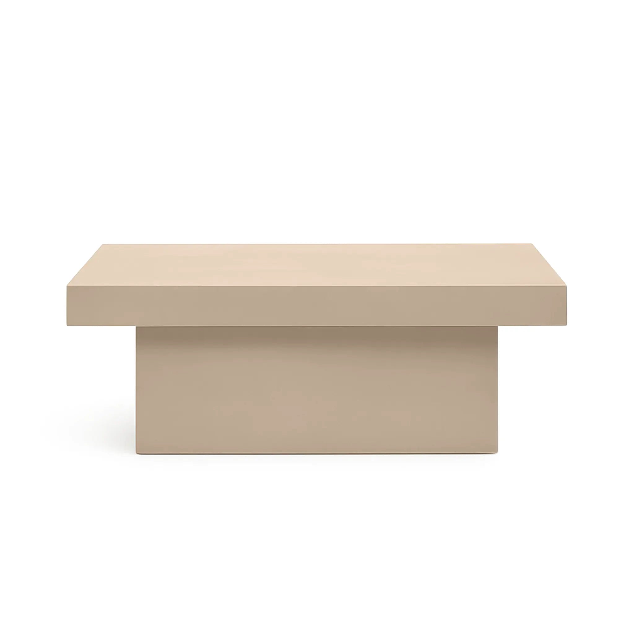 Stone Effect Outdoor Coffee Table with a sleek, modern design for stylish outdoor spaces.