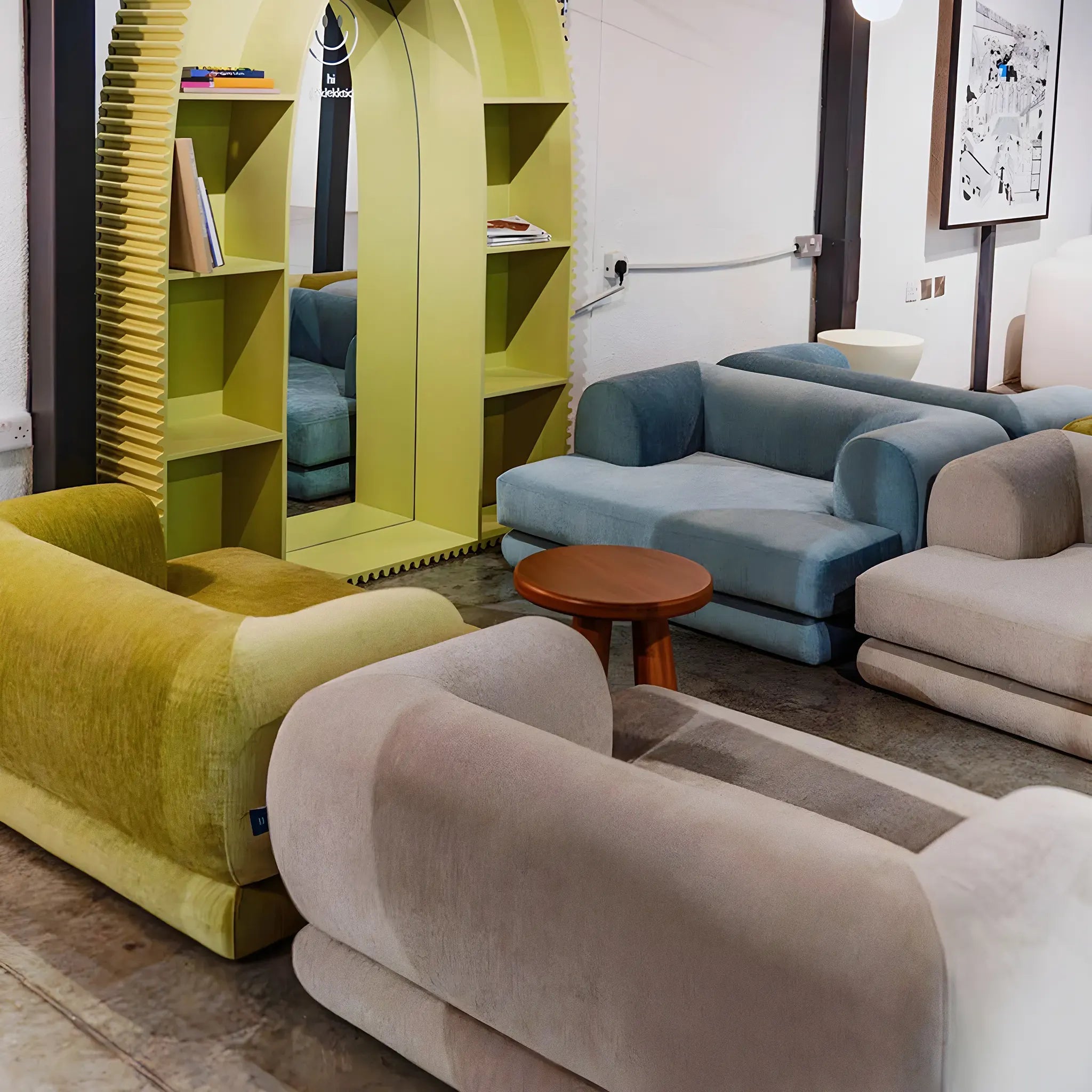 The Lewis Low Lounger Accent Chair