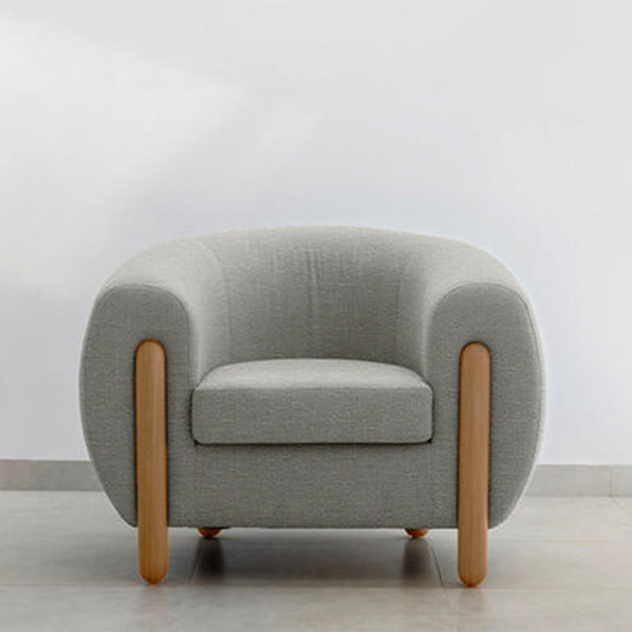 Modern accent chairs front View
