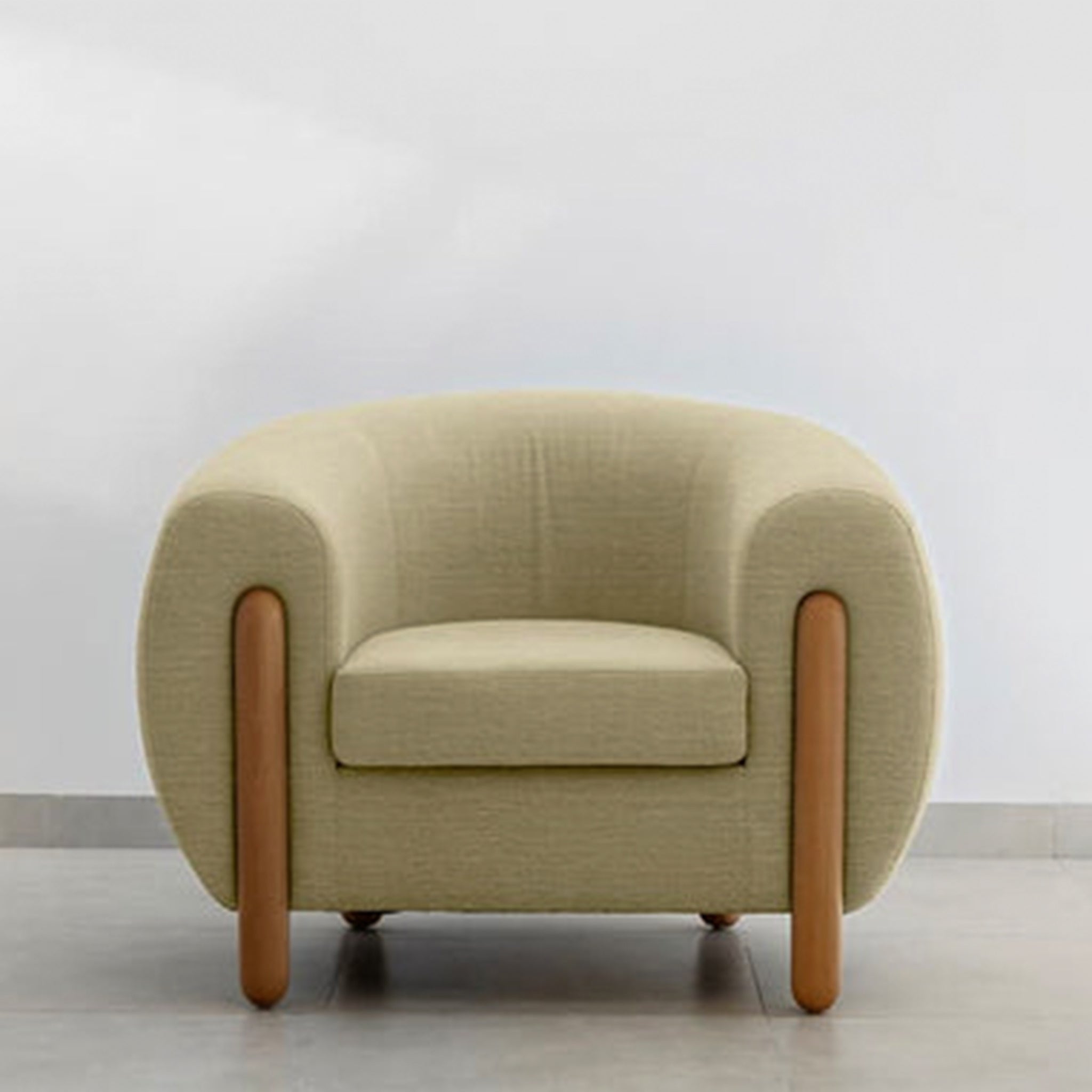 Modern accent chairs front View