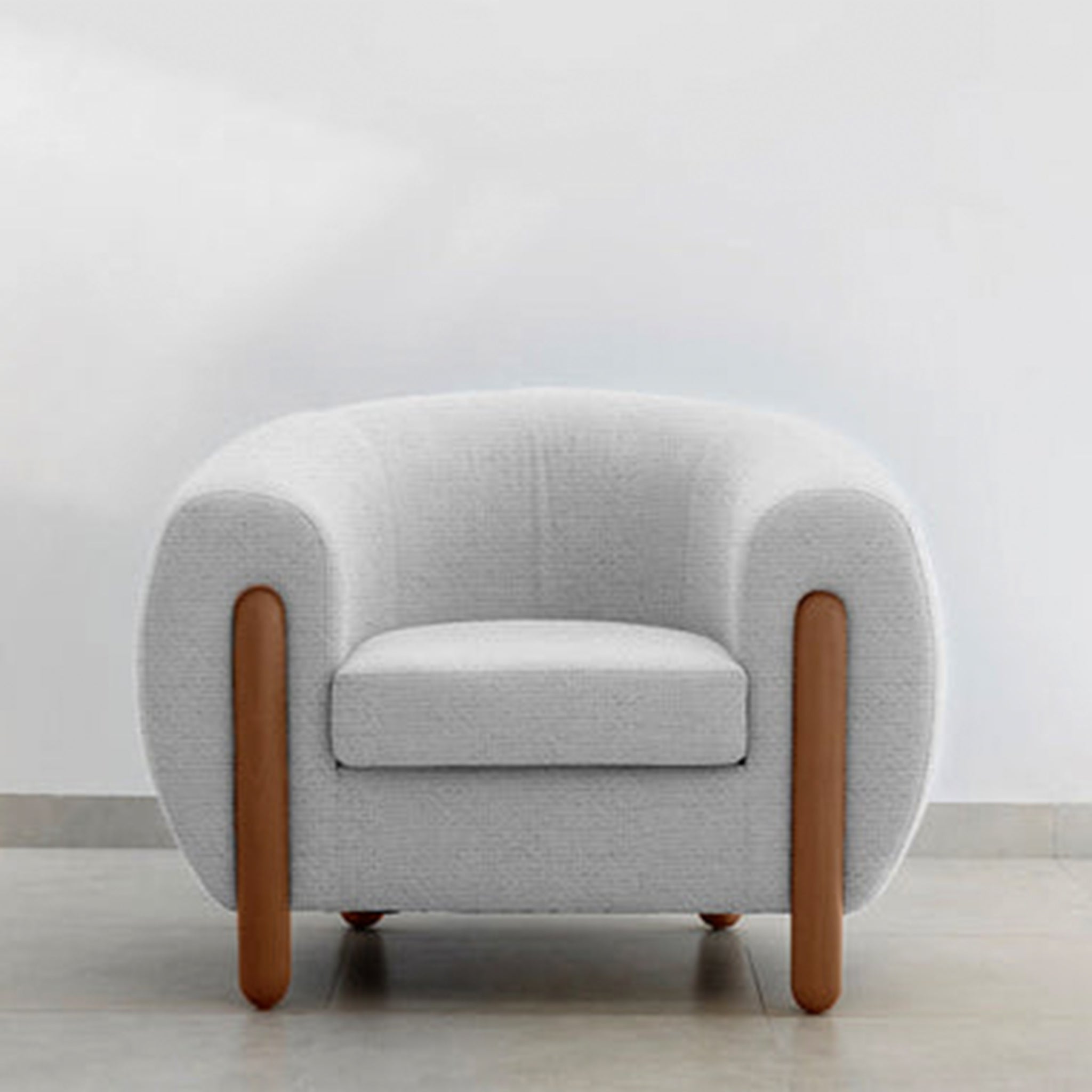 Modern accent chairs front View