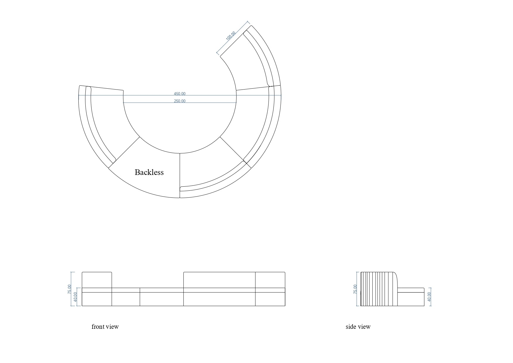 The Avis Conversation Pit Sofa