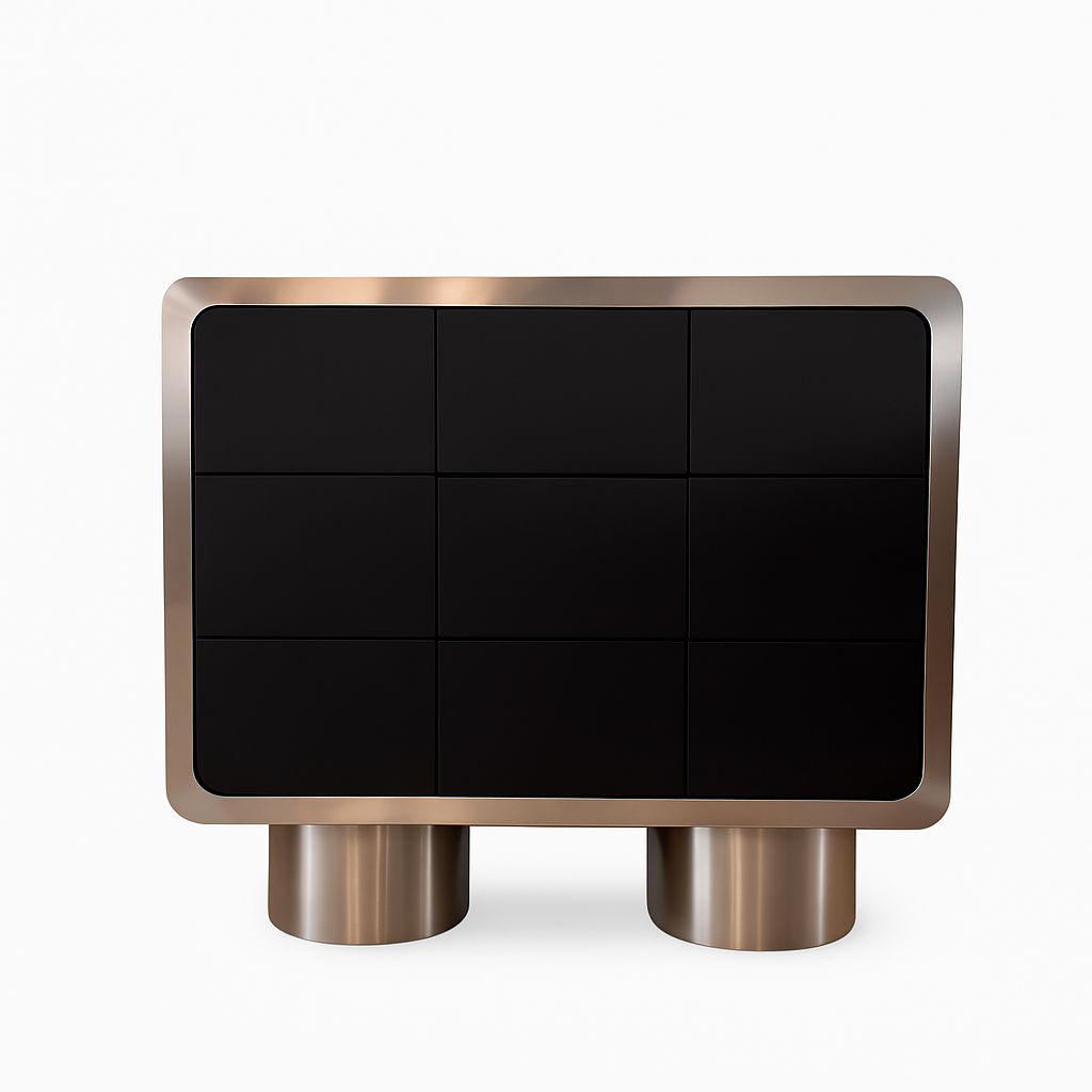 The Barb Stainless Steel Drawer Chest