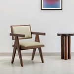 Load image into Gallery viewer, Elegant wood frame dining chair set around a spacious dining table, blending functionality and design.