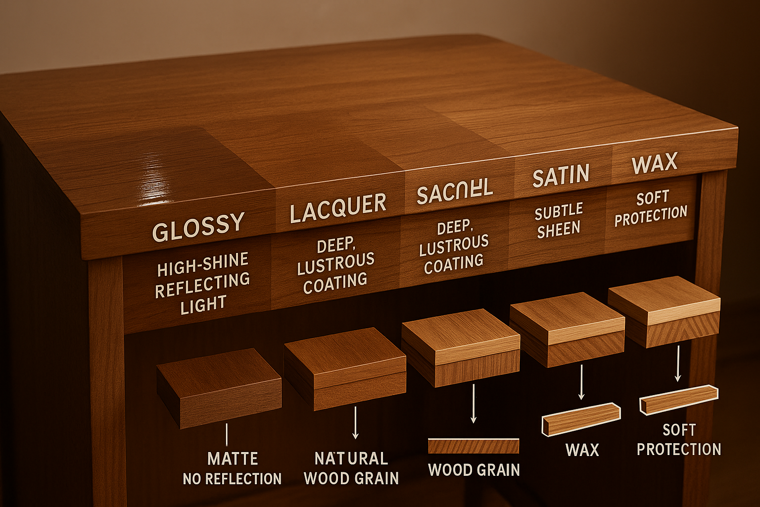 Understanding Furniture Finishes: Gloss, Matte, Lacquer & More – Klekktic