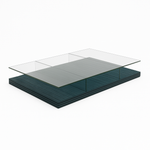 Load image into Gallery viewer, The Britt Tile and Glass Low Coffee Table