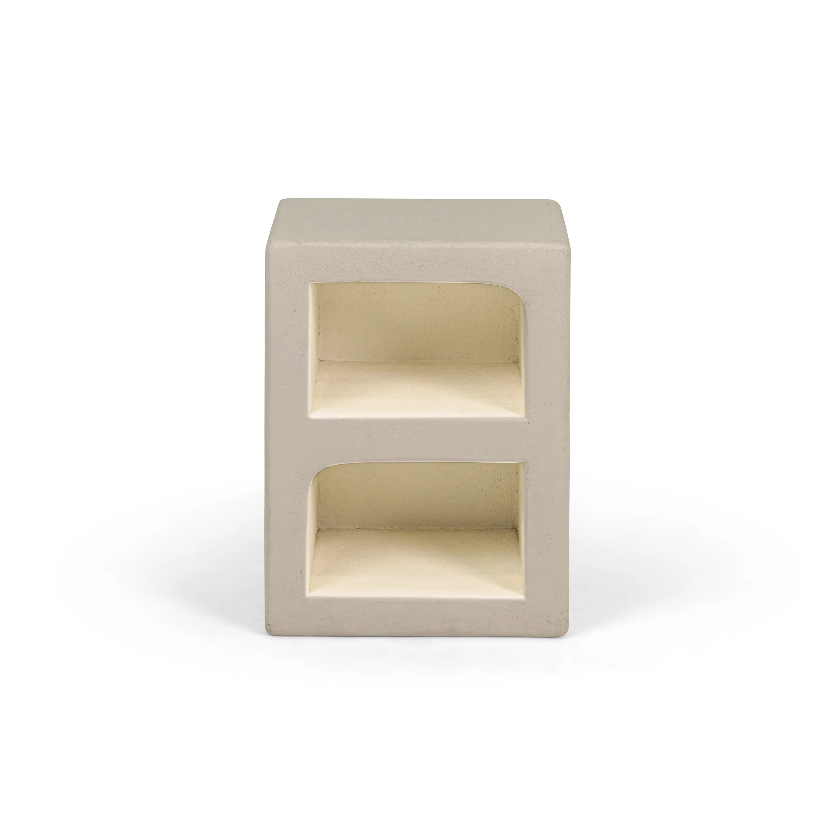 The Albert Bedside Table in Microplaster