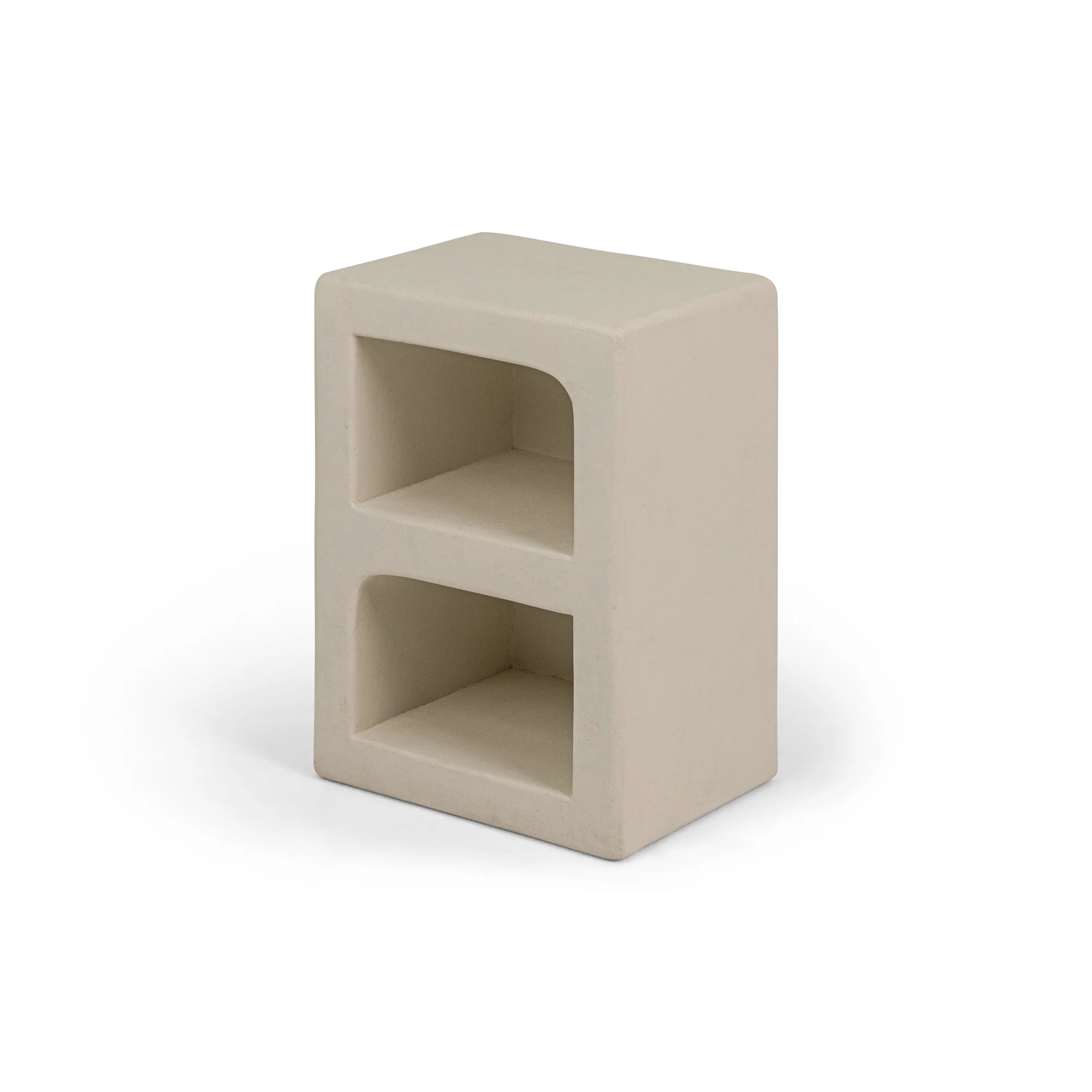 The Albert Bedside Table in Microplaster