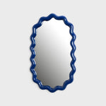 تحميل الصورة إلى عارض المعرض، Mirror Zigzag Blue – Decorative Polyresin Wall Mirror