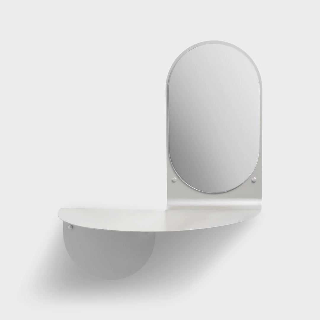 Mirror Flip Grey - Decorative Metal Sheet Mirror