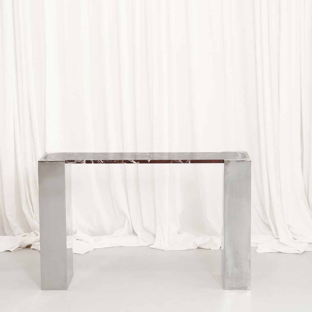Vernon Marble Console Table life style view