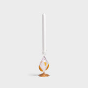 Candle Holder Fish Pink - Decorative Borosilicate Glass
