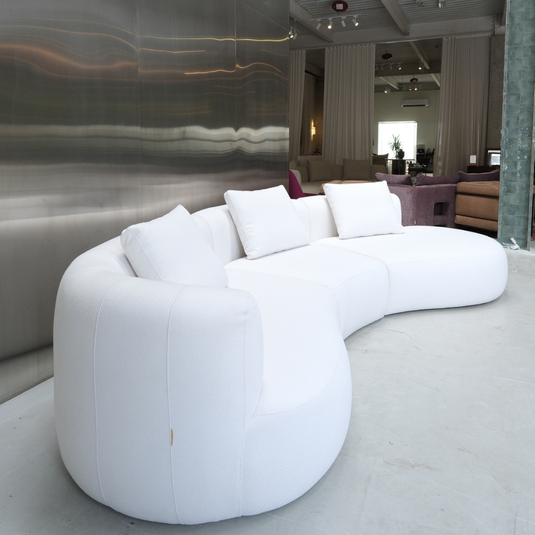 READY TO SHIP: The Eddy Curve Sofa (L.356xW.107xH.65 cm)
