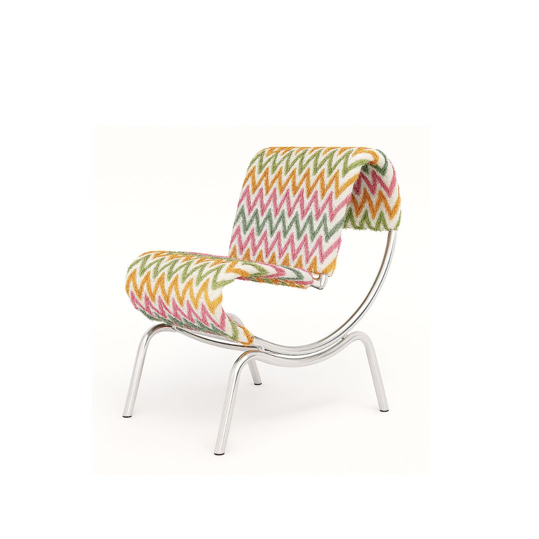 The Sherri Chair in Stainless Steel