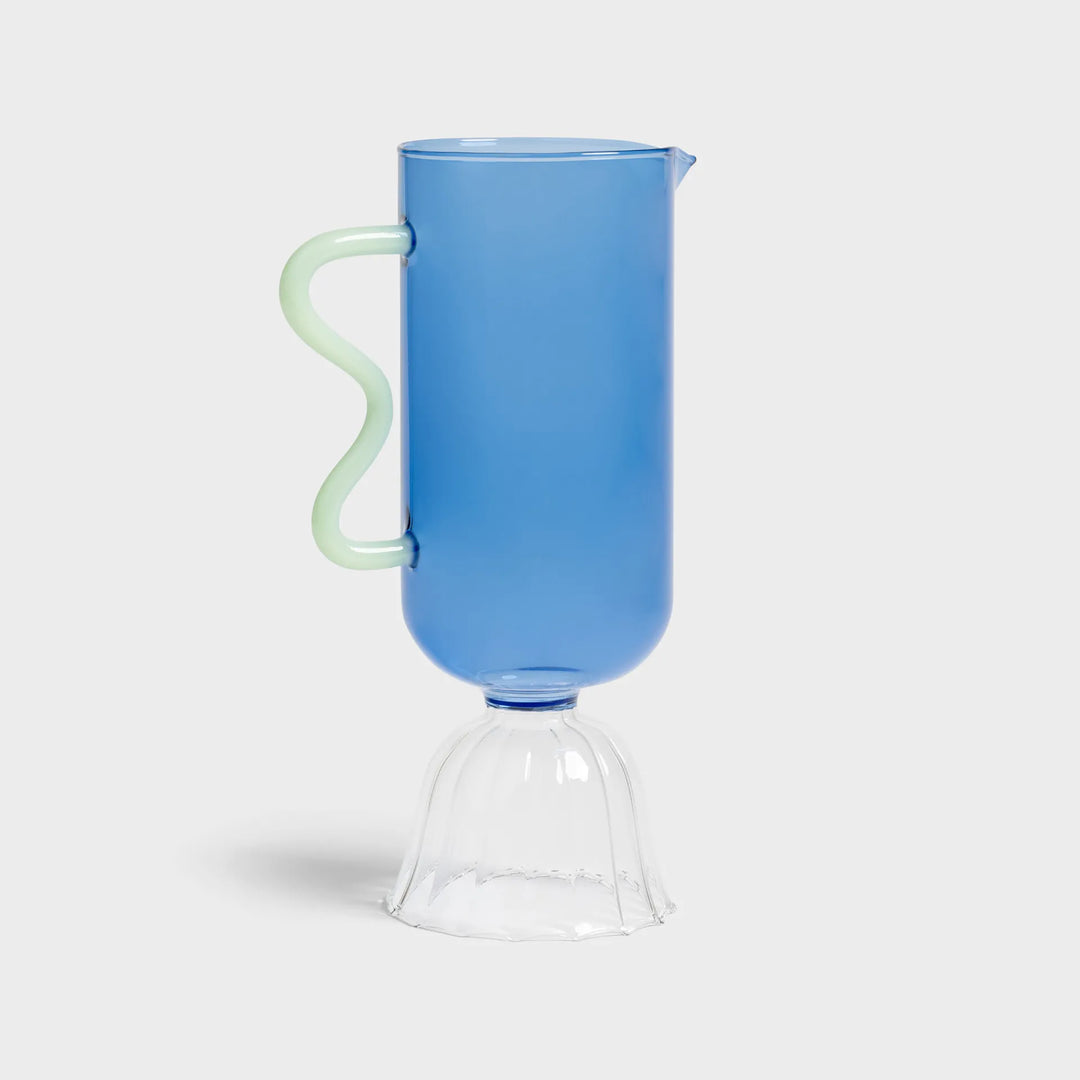 Carafe Tulip Blue - Glass Carafe