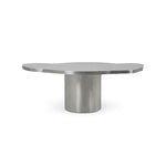 Load image into Gallery viewer, The Jamie Coffee Table in Brushed Stainless Steel, featuring sleek modern design and durable construction.
