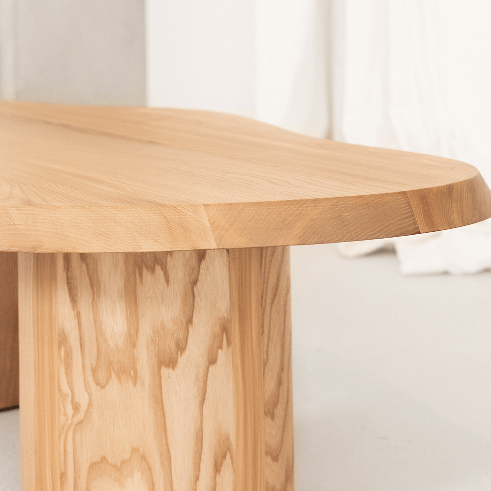 The Grover table in Solid Ash Wood
