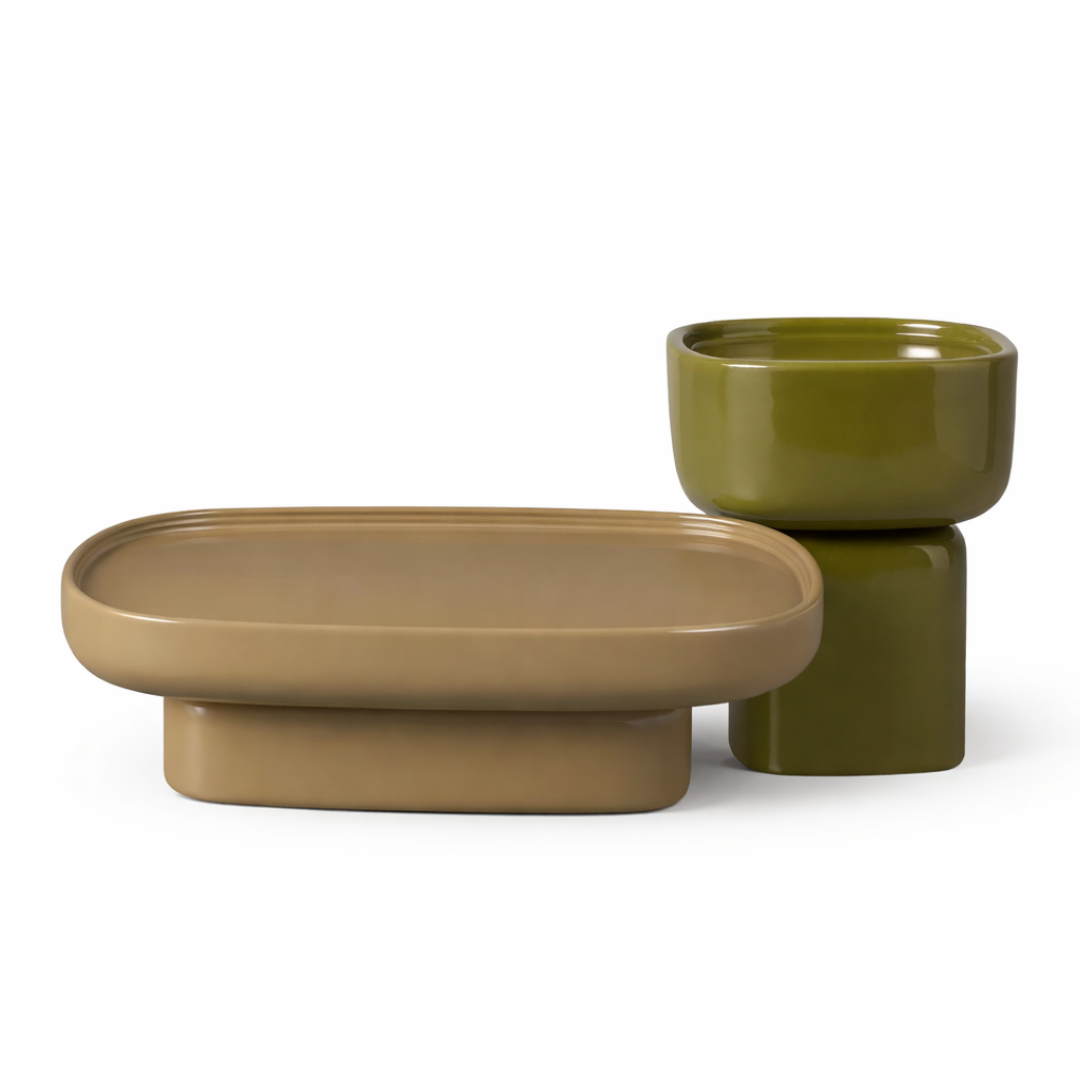 The Oswald Coffee Tables in High Gloss Lacquer