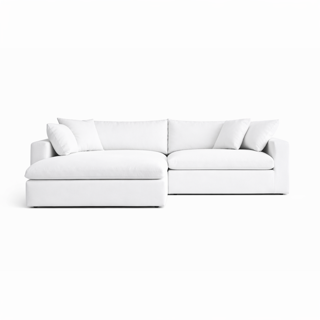 The Avis Feather Cloud L-Shaped Sofa