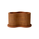 تحميل الصورة إلى عارض المعرض، READY TO SHIP: The Rupert Small Planter In Tile Burnt Orange