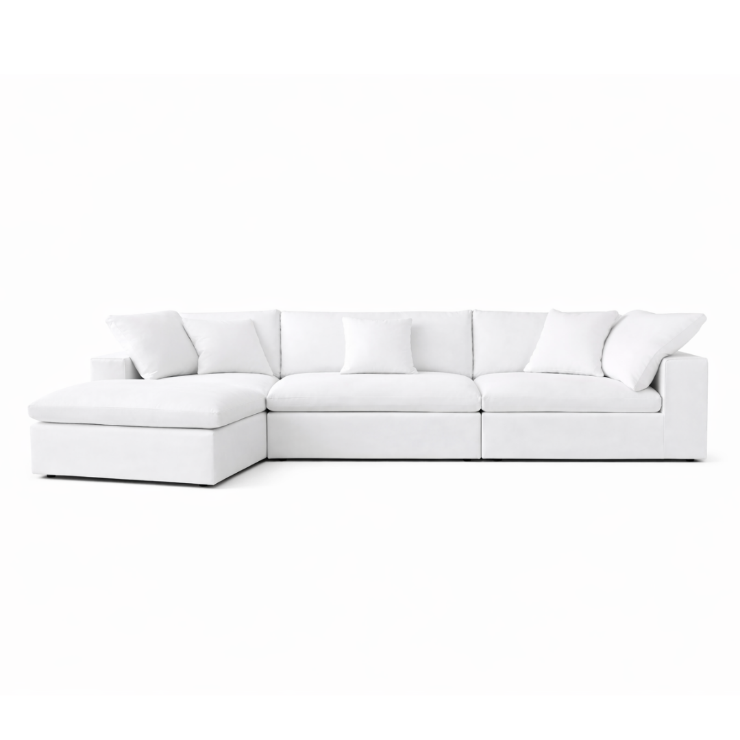The Avis Feather Cloud L-Shaped Sofa