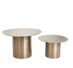 Load image into Gallery viewer, The Ottis Stainless Steel Coffee Table Pair
