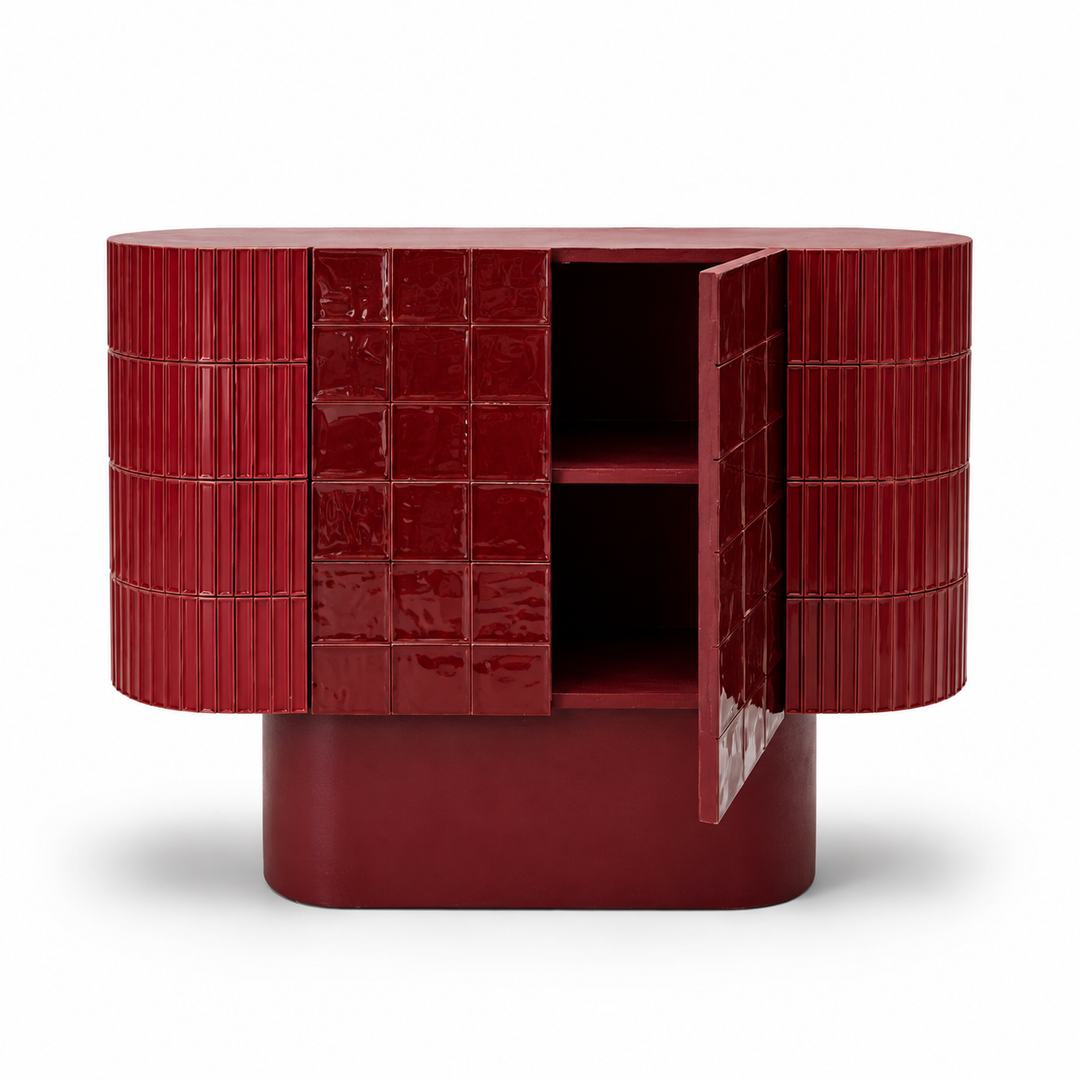 The Jagger Cabinet in Tile and Microplaster