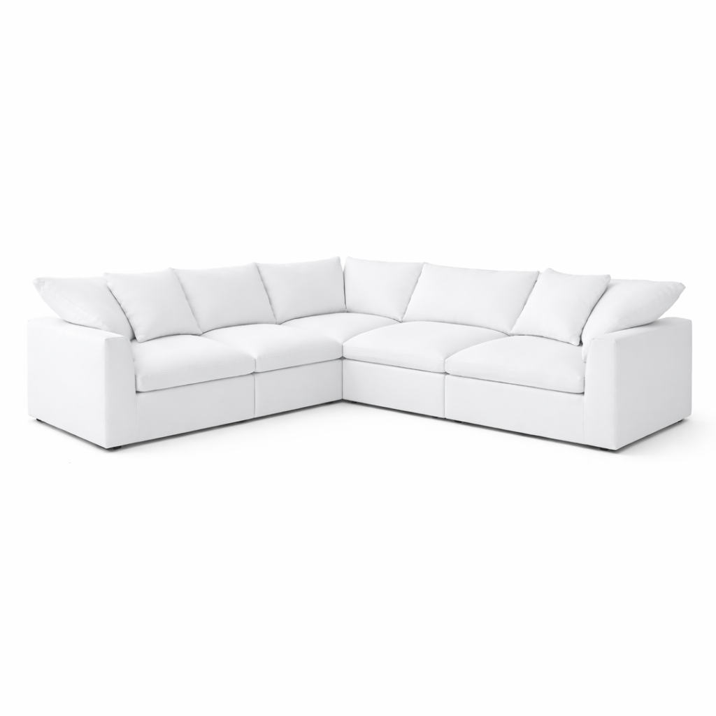 The Avis Feather Cloud L-Shaped Sofa