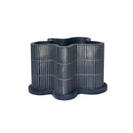تحميل الصورة إلى عارض المعرض، READY TO SHIP: The Rupert Planter In Navy Blue Tile