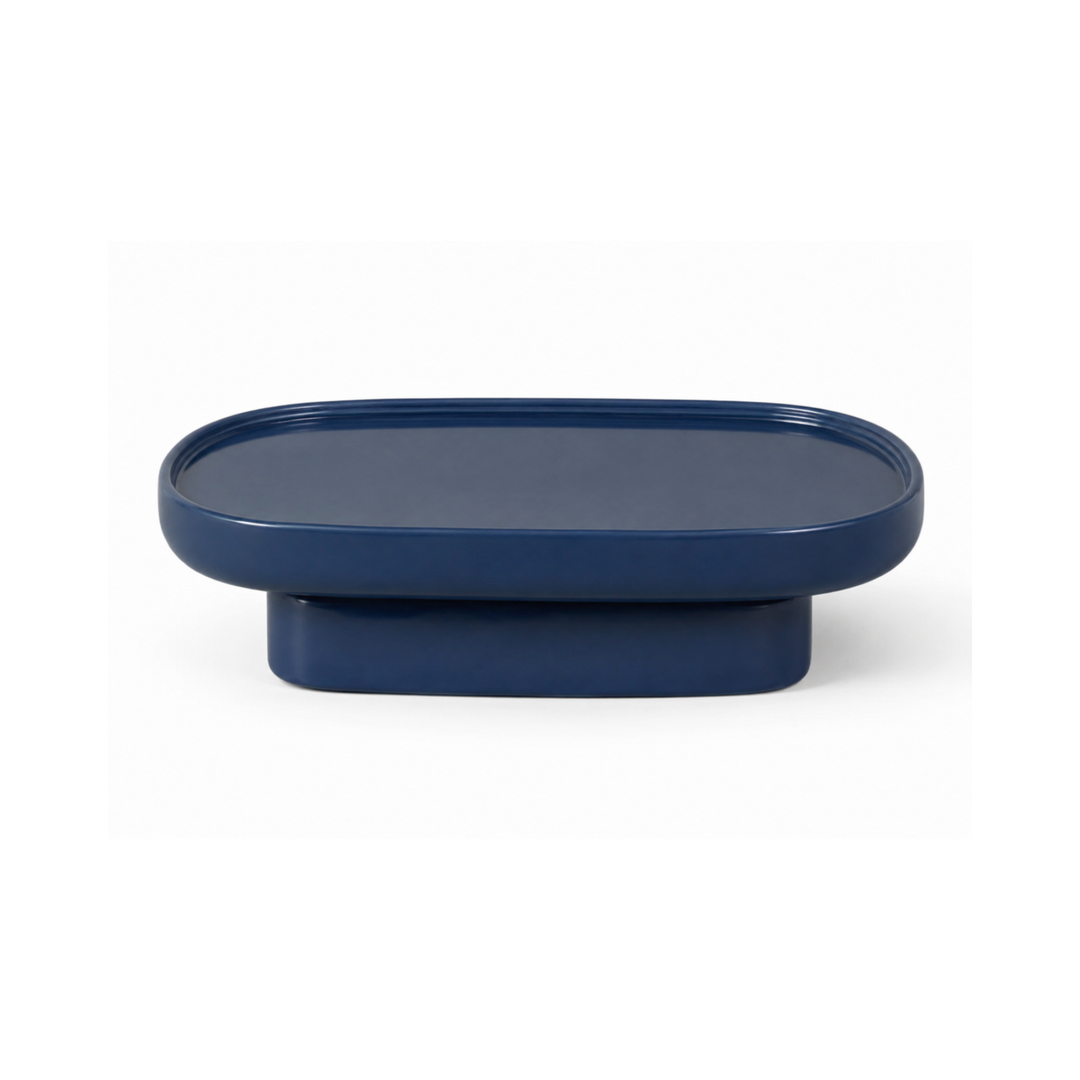 Ready to Ship: The Oswald Coffee Table in High Gloss Lacquer Big Size (L.100xW.60xH.38 cm)