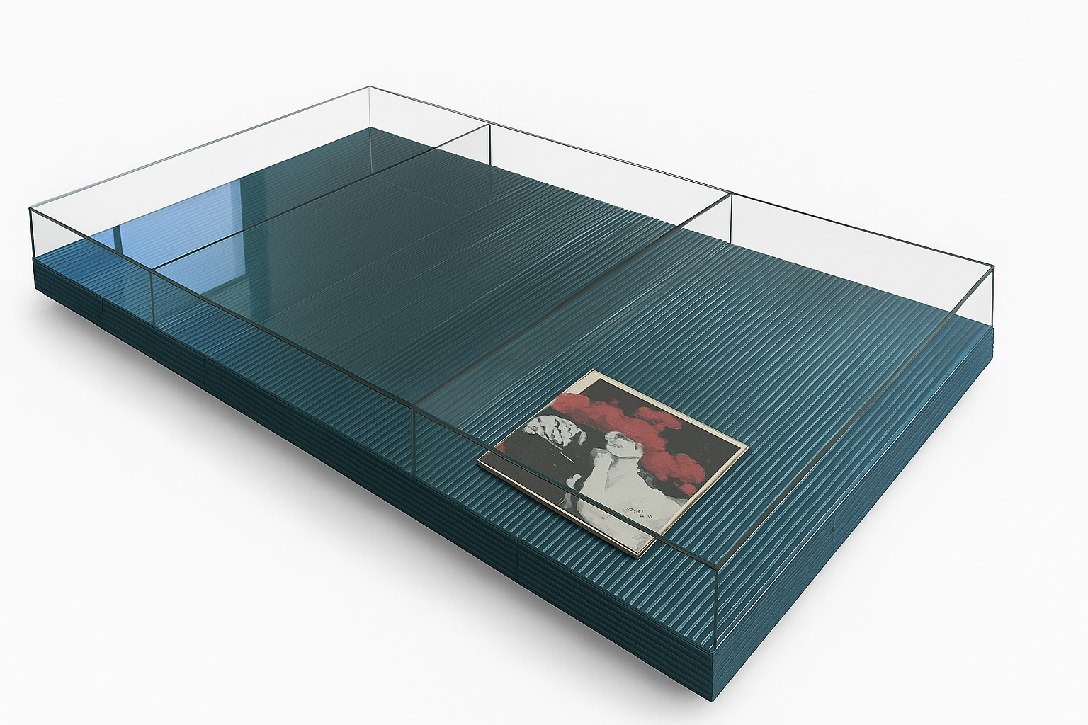The Britt Tile and Glass Low Coffee Table