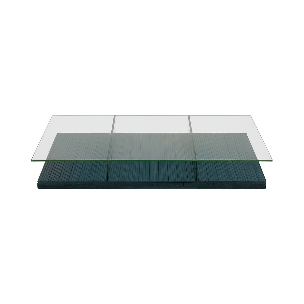 The Britt Tile and Glass Low Coffee Table