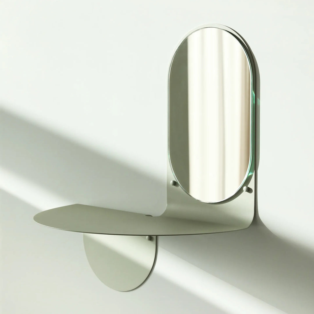 Mirror Flip Grey - Decorative Metal Sheet Mirror