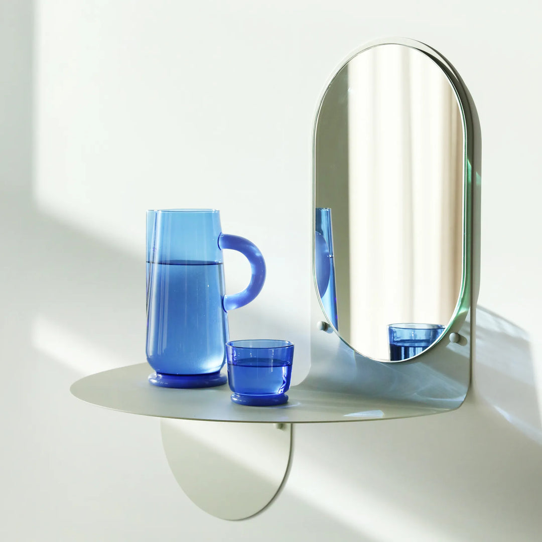 Mirror Flip Grey - Decorative Metal Sheet Mirror