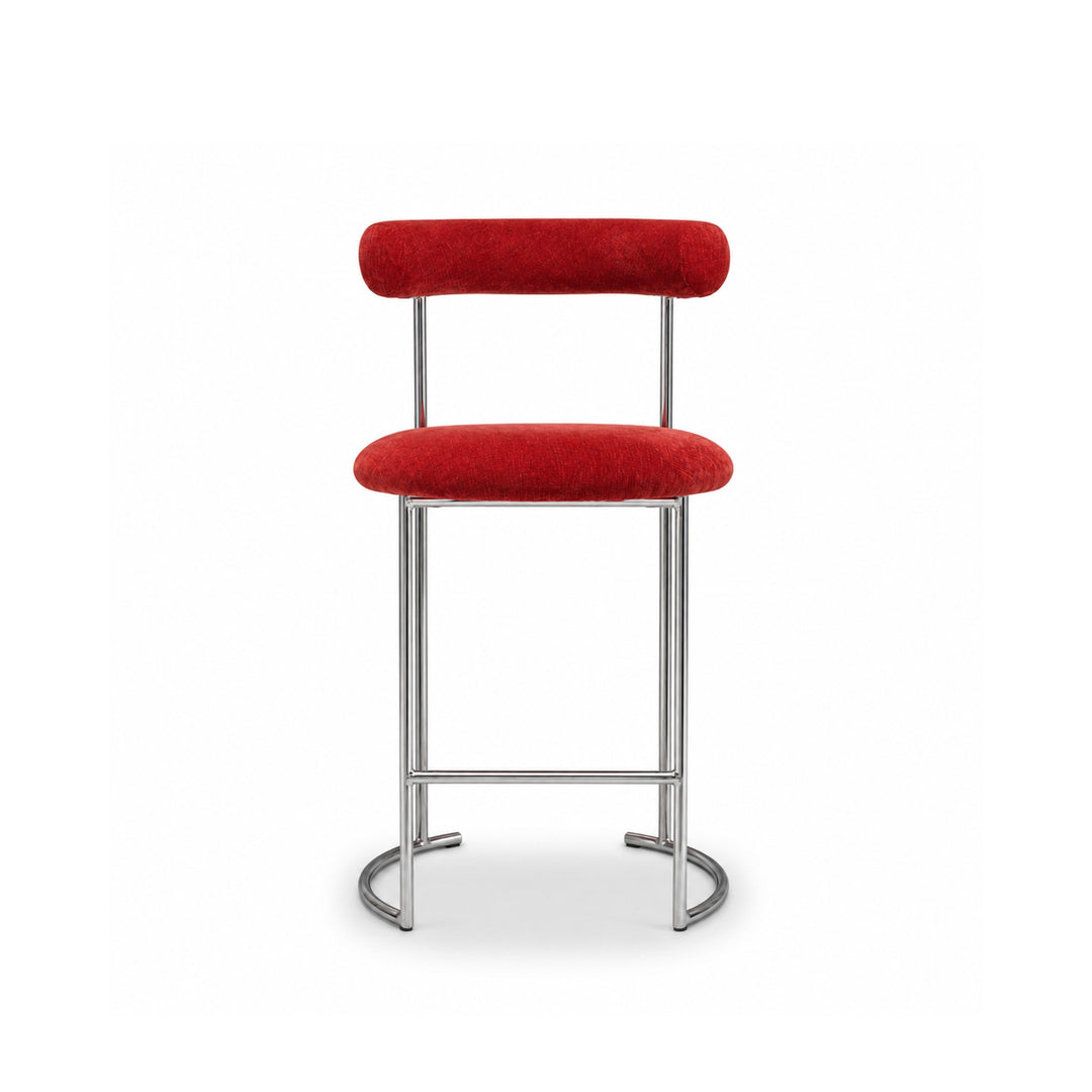 The Claudia Barstool In Stainless Steel