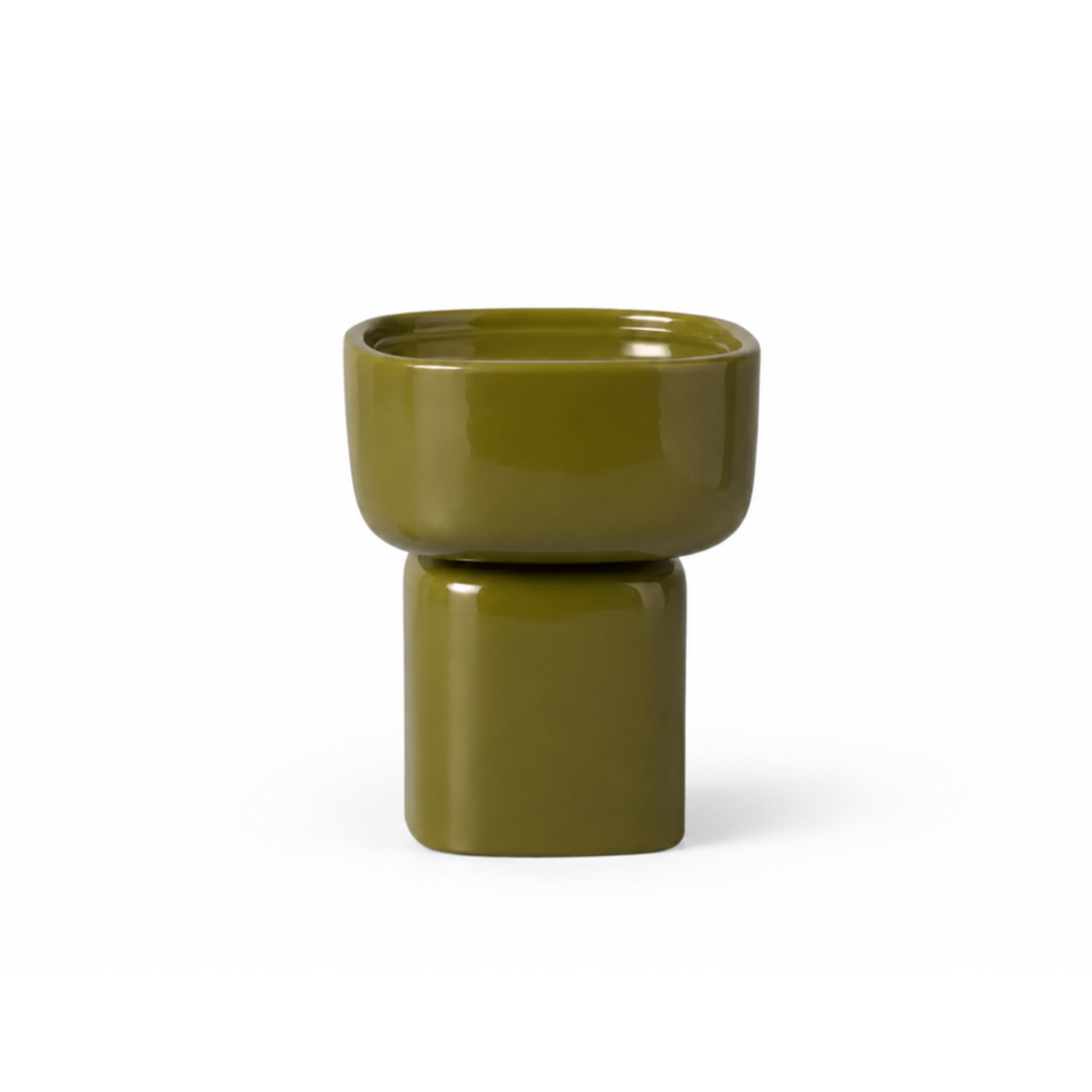 Ready to Ship: The Oswald Side Table in High Gloss Lacquer Small Size (L.35xW.35xH.52 cm)