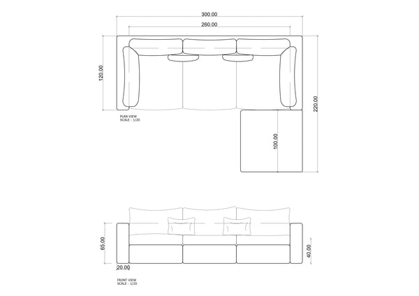 The Avis Cloud Couch_Ottoman