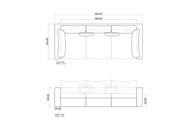 The Avis Cloud Couch_3Seater