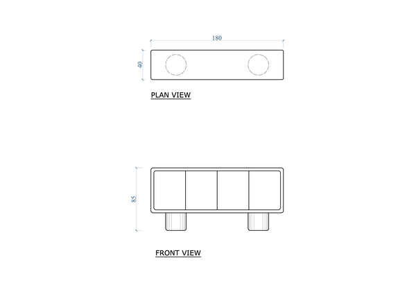 خزانة جانبية بارب