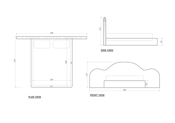 Belinda Bed Queen Size