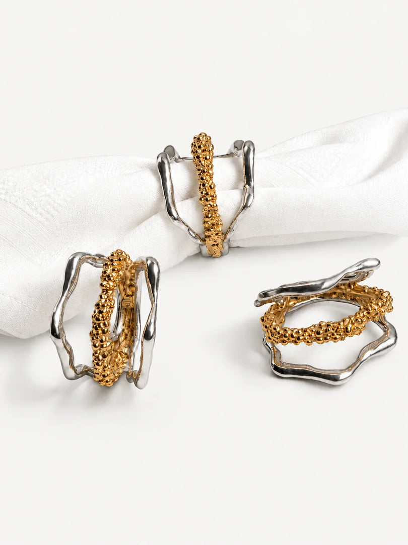 Cassandra Napkin Rings Set of 4 by Jude Benhalim
