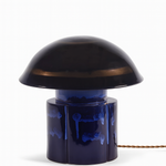 Load image into Gallery viewer, Table lamp dark blue John Terres de Rêves

