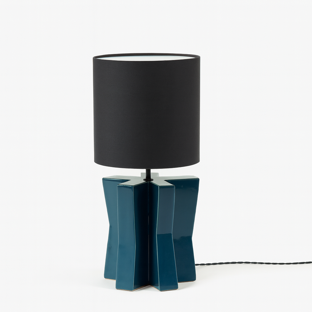 Table lamp °1 blue - black Yucca