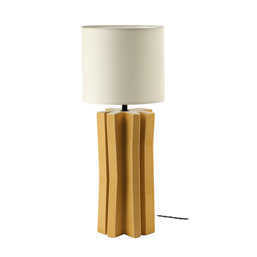 Table lamp °3 yellow - white Yucca